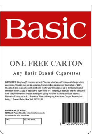 Coupon for 1 Free Carton of Basics
